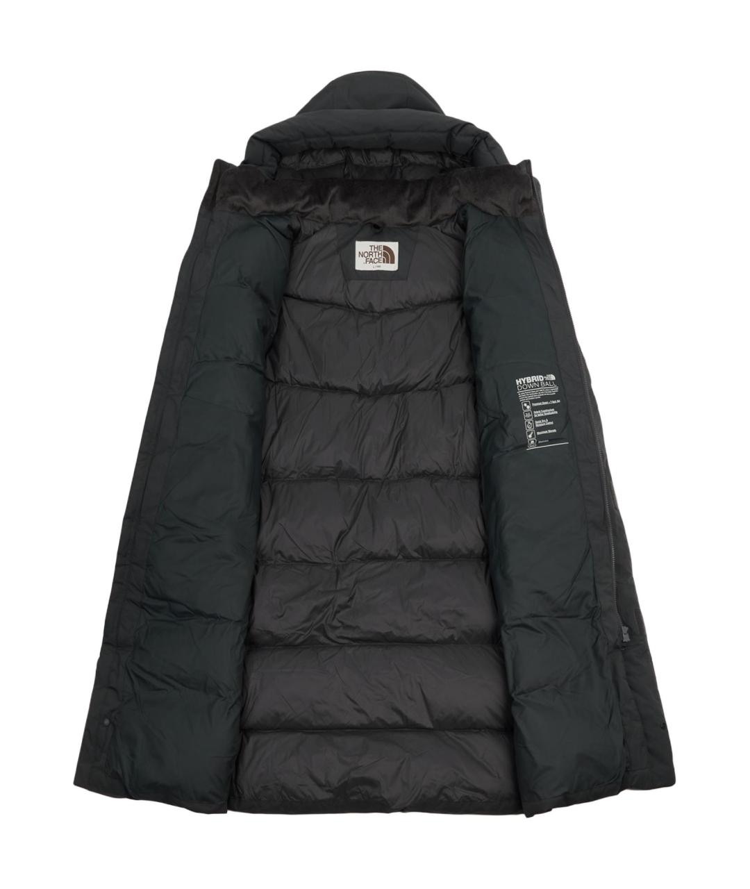 THE NORTH FACE Серый полиамидовый пуховик, фото 3