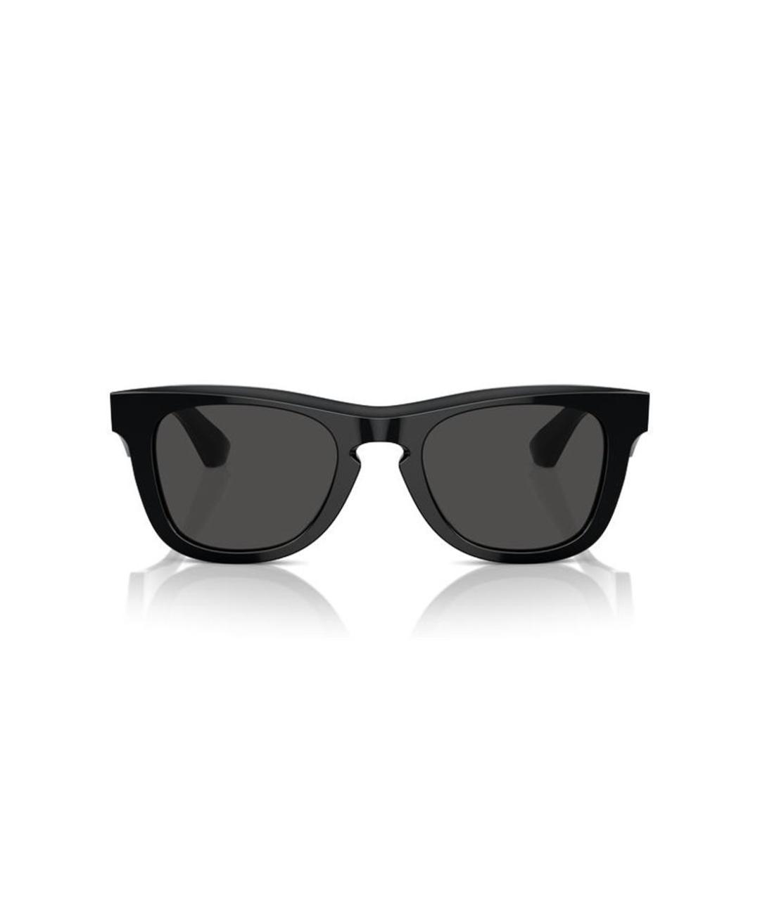 BURBERRY Черные пластиковые солнцезащитные очки, фото 1