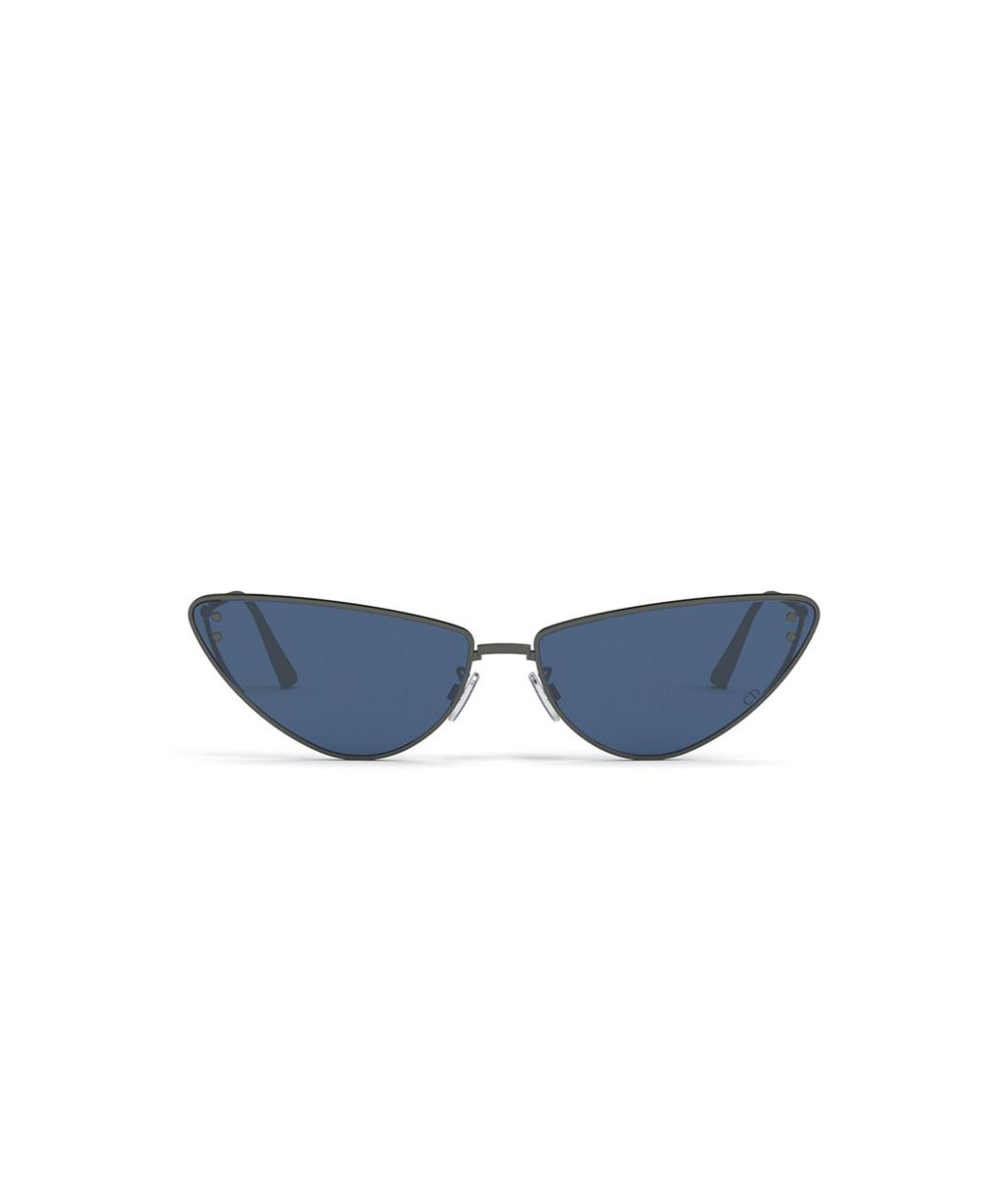 CHRISTIAN DIOR Серые металлические солнцезащитные очки, фото 2