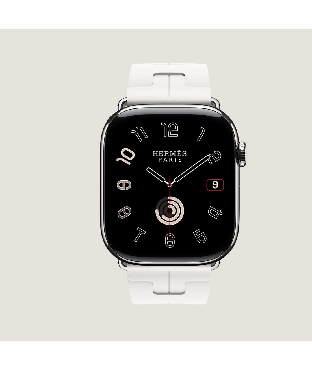 HERMES Серые титановые часы, фото 2