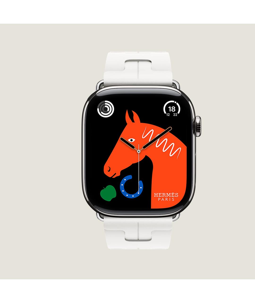 HERMES Серые титановые часы, фото 6