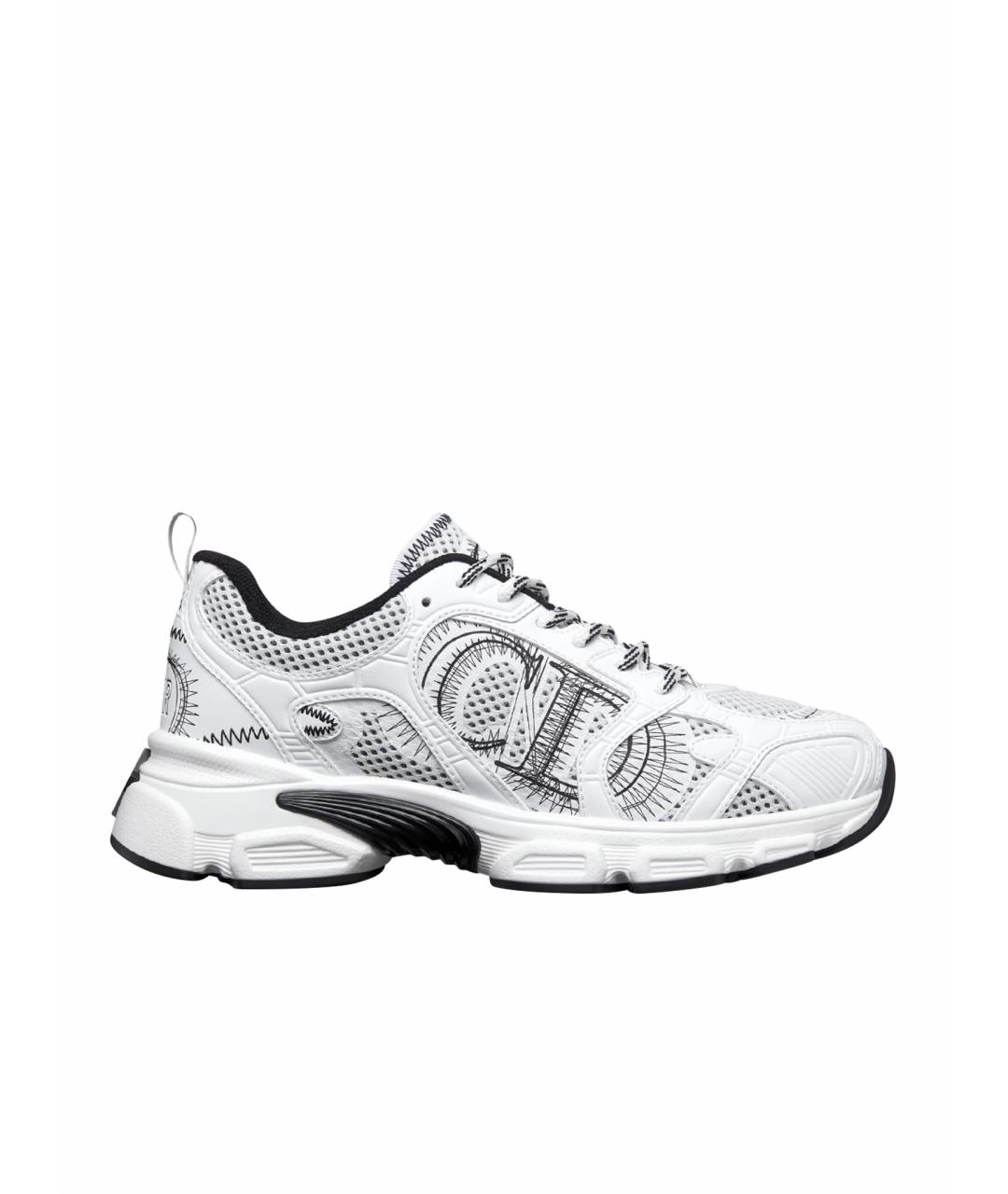 CHRISTIAN DIOR Белые текстильные кроссовки, фото 1