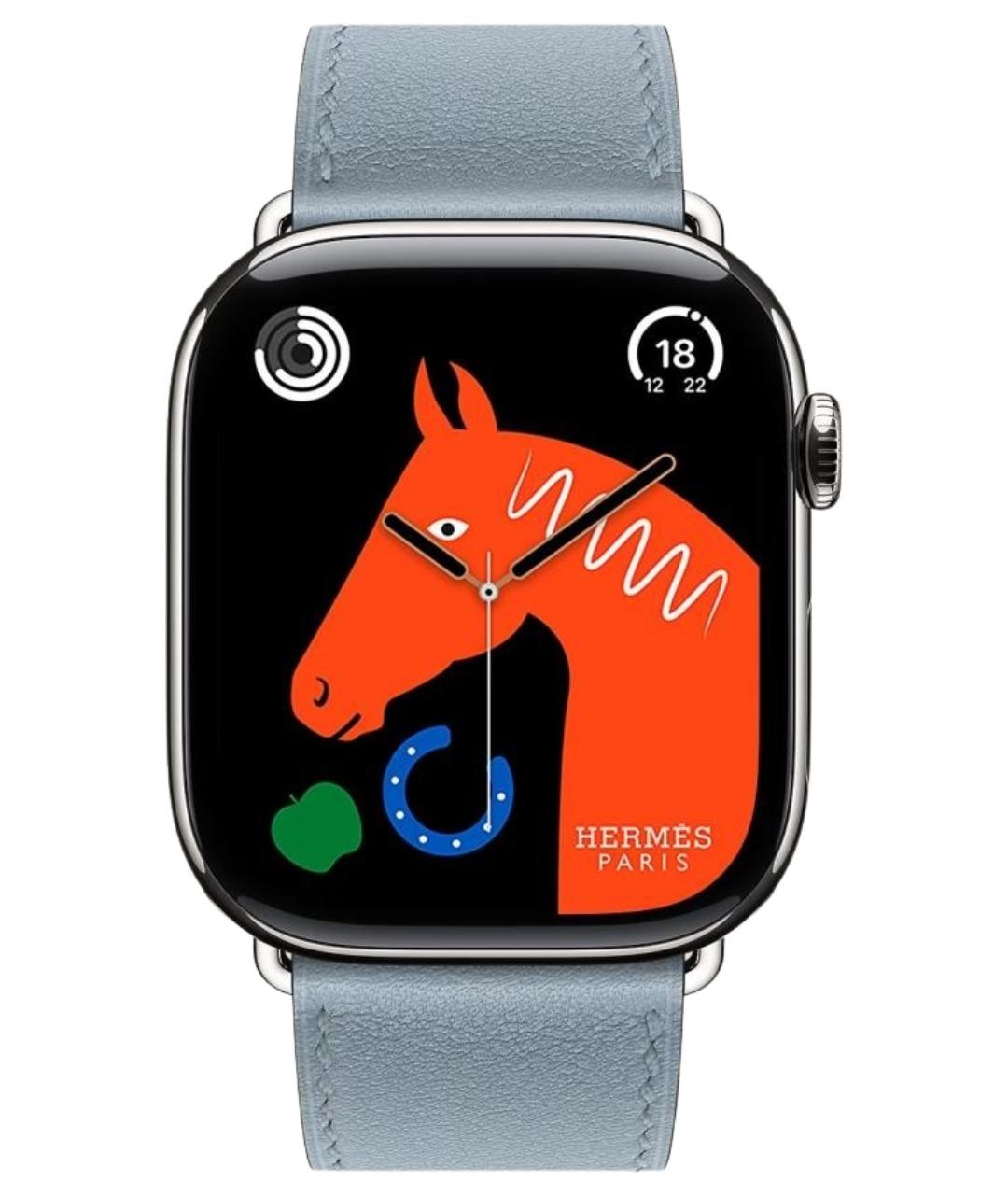 HERMES Серые титановые часы, фото 1