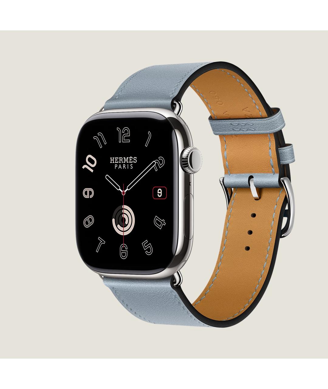 HERMES Серые титановые часы, фото 3