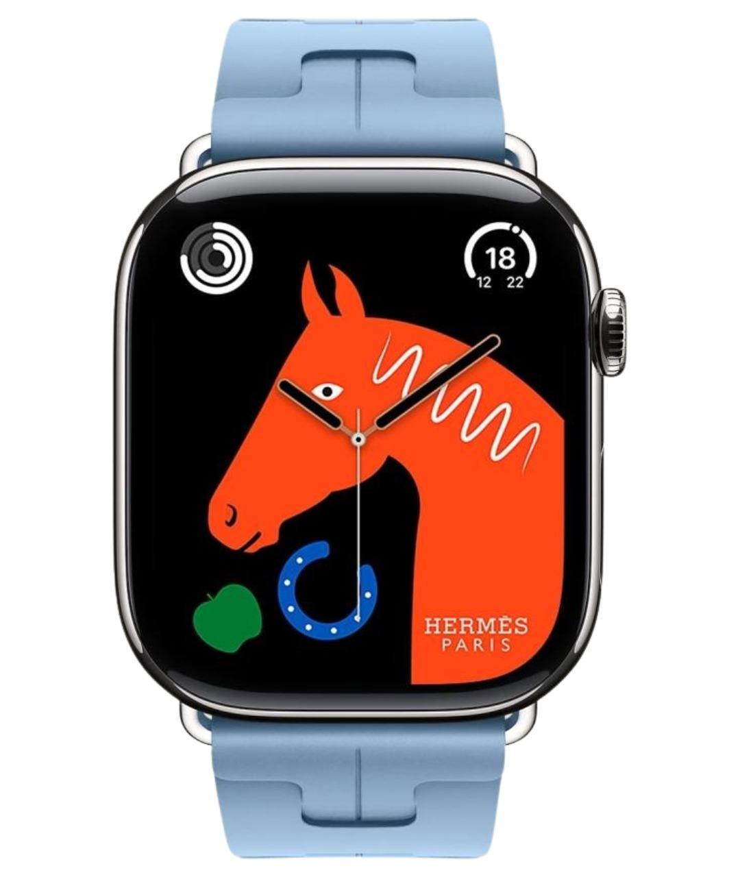 HERMES Серые титановые часы, фото 1