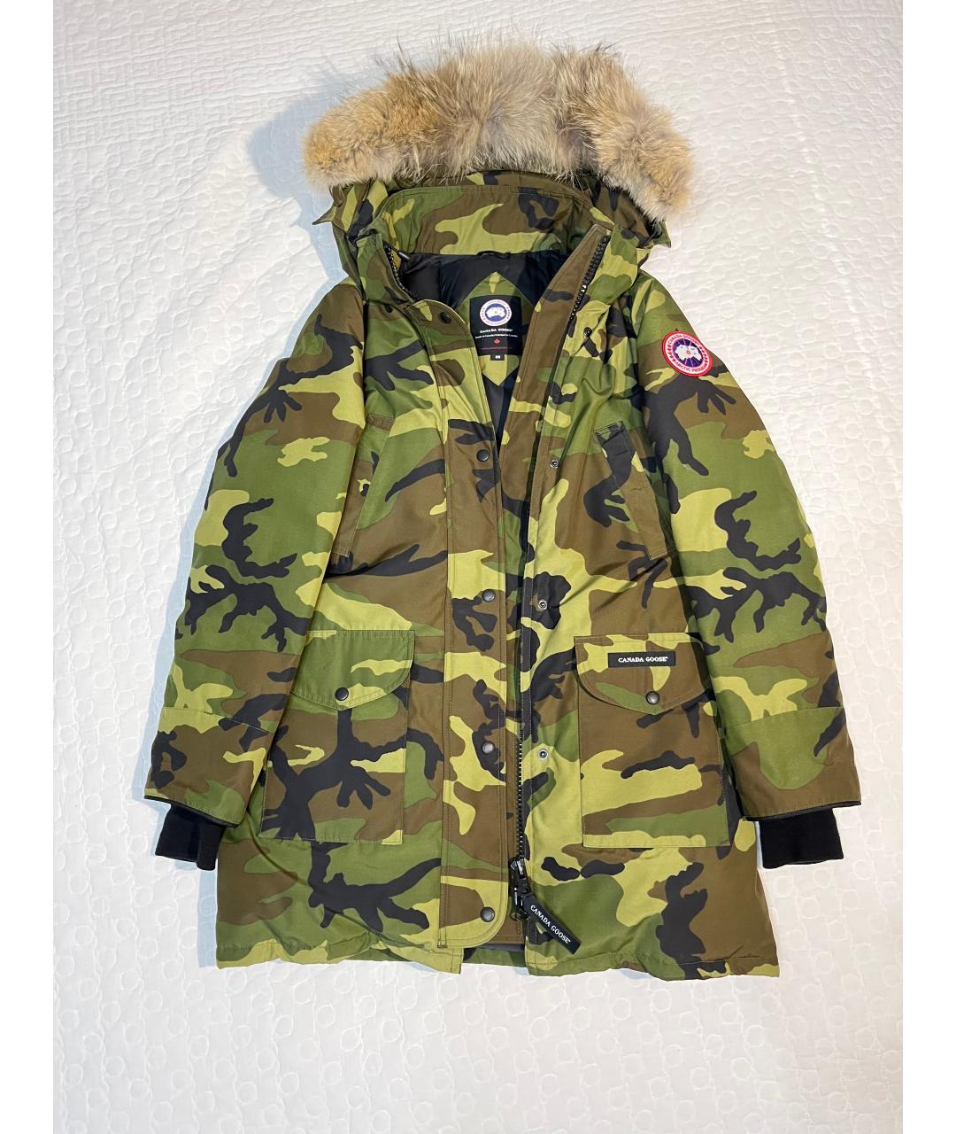 CANADA GOOSE Хаки полиэстеровая парка, фото 10