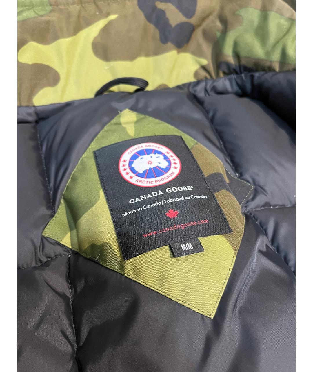 CANADA GOOSE Хаки полиэстеровая парка, фото 3
