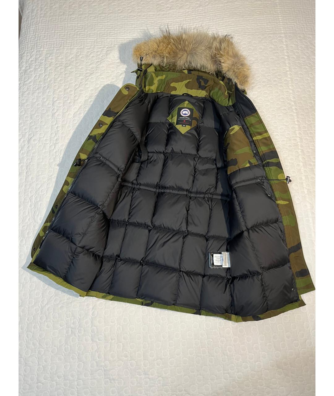 CANADA GOOSE Хаки полиэстеровая парка, фото 5