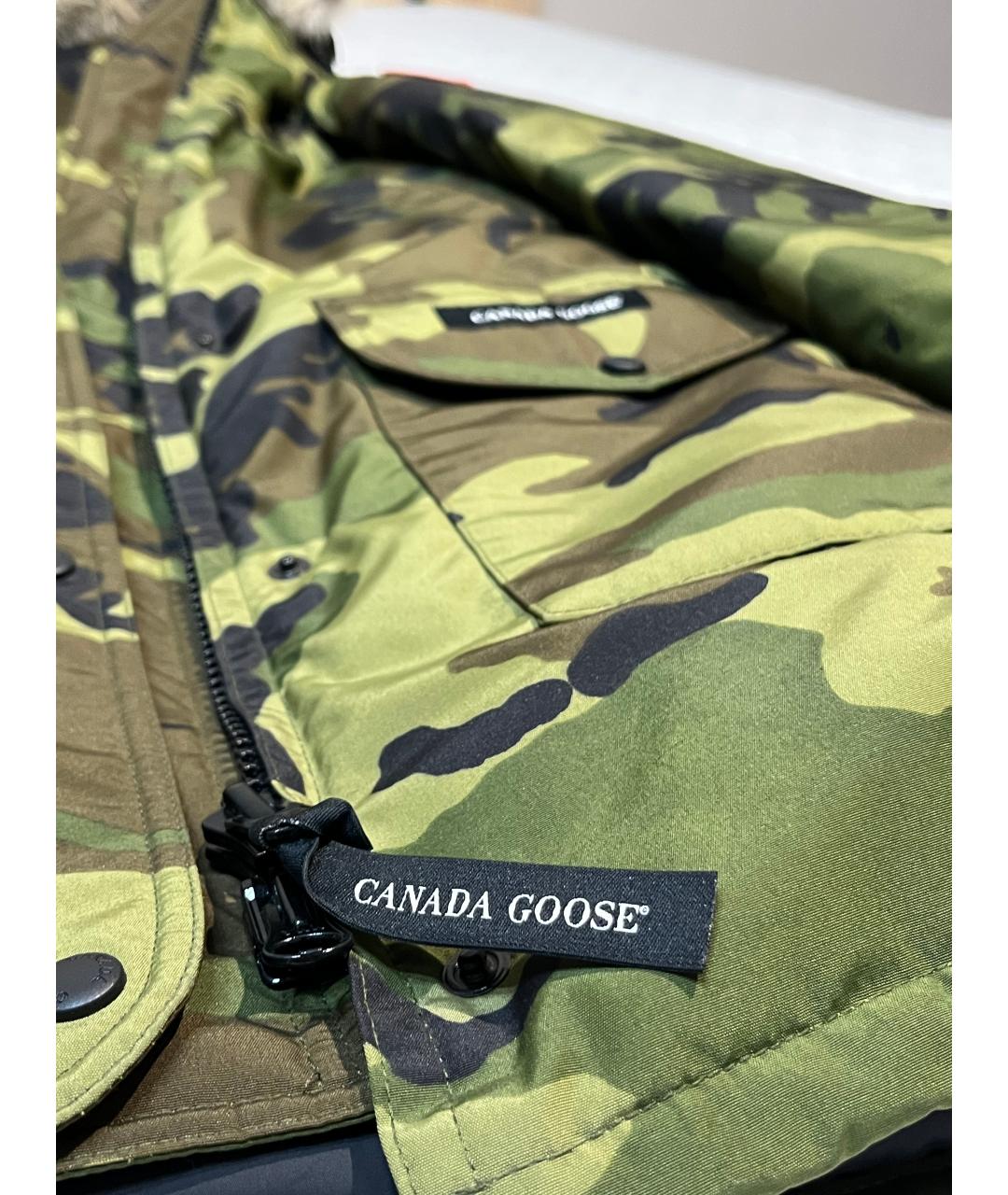 CANADA GOOSE Хаки полиэстеровая парка, фото 7