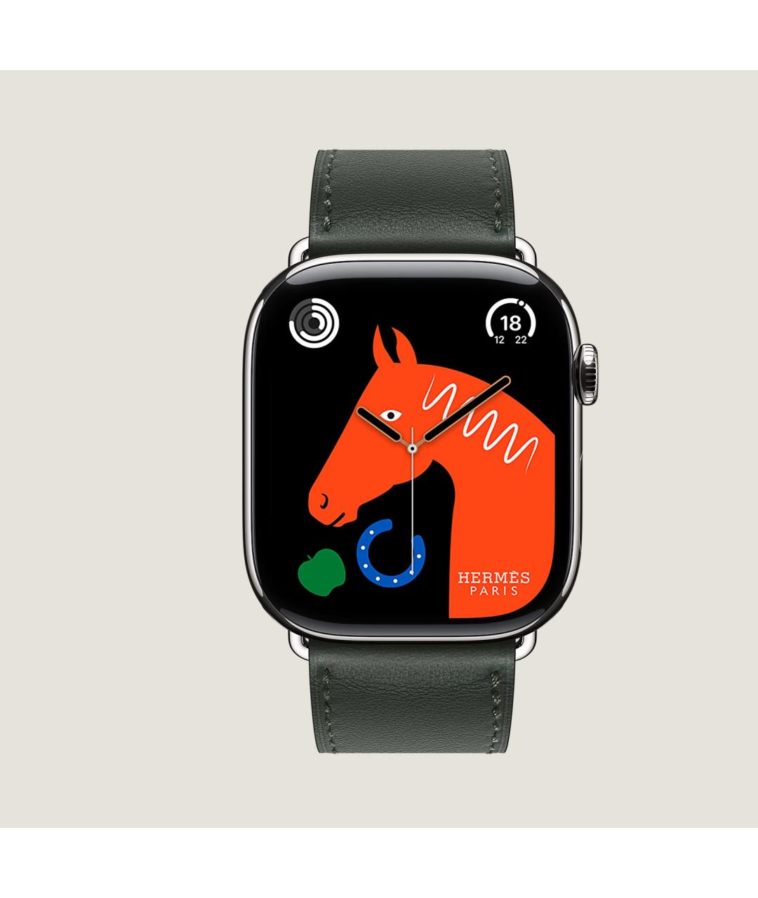 HERMES Серые титановые часы, фото 6