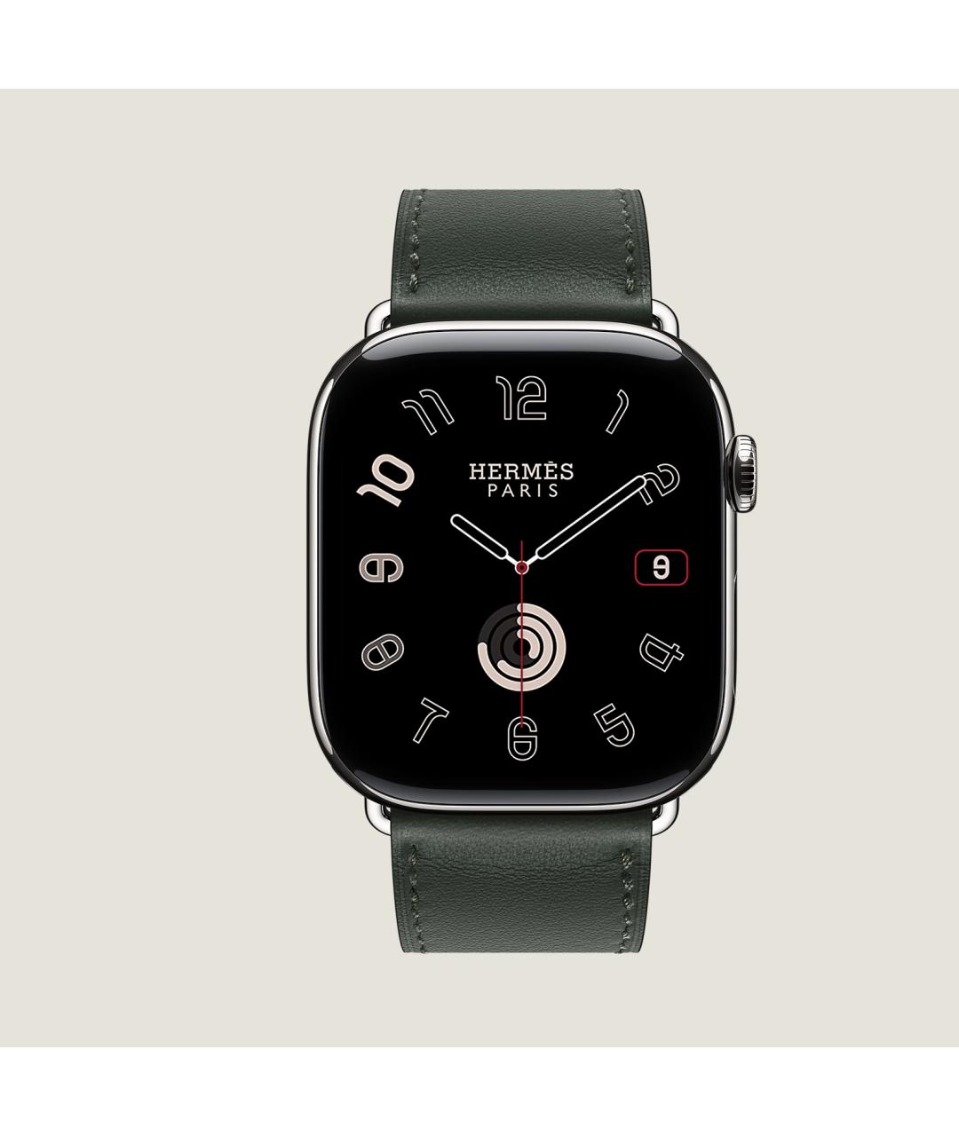 HERMES Серые титановые часы, фото 2