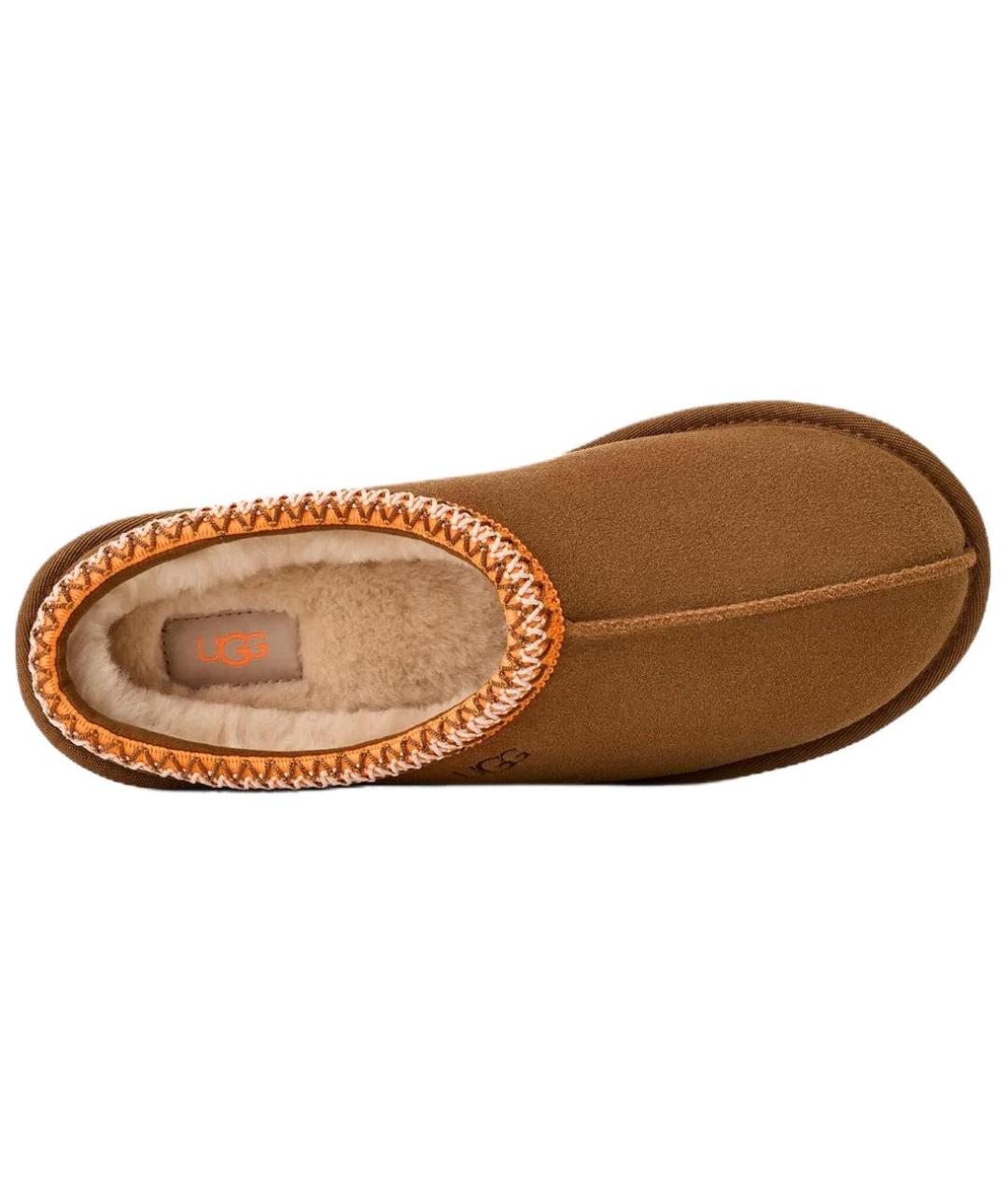 UGG AUSTRALIA Коричневые нубуковые низкие ботинки, фото 4