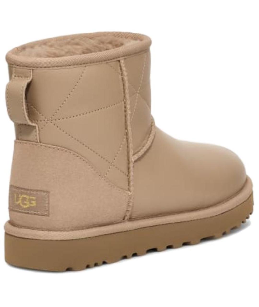 UGG AUSTRALIA Бежевые ботинки, фото 4