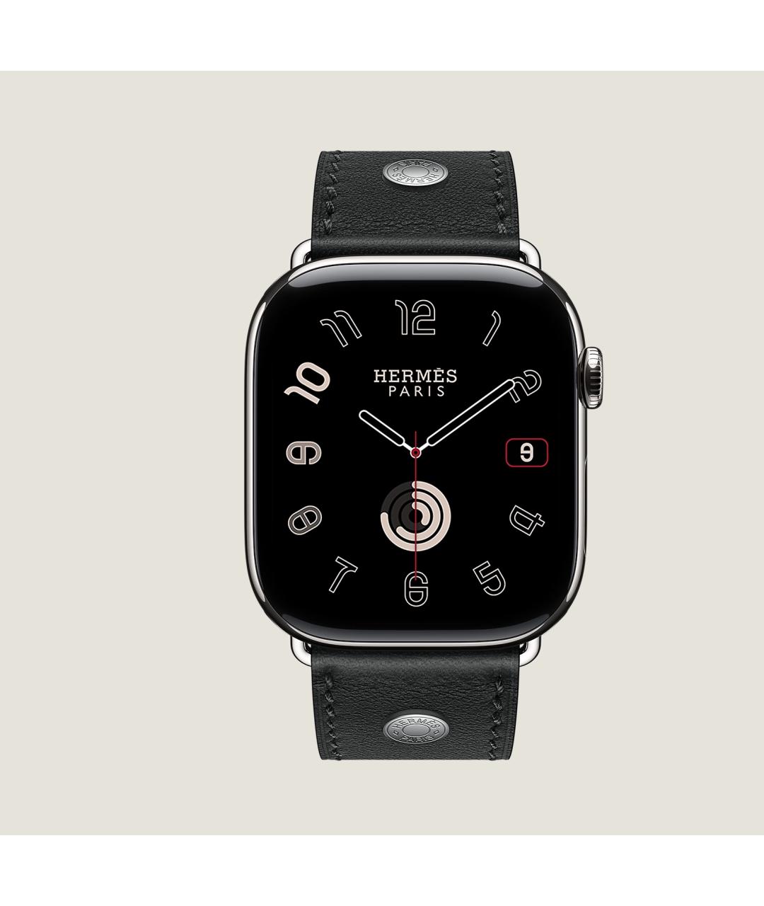 HERMES Серые титановые часы, фото 2