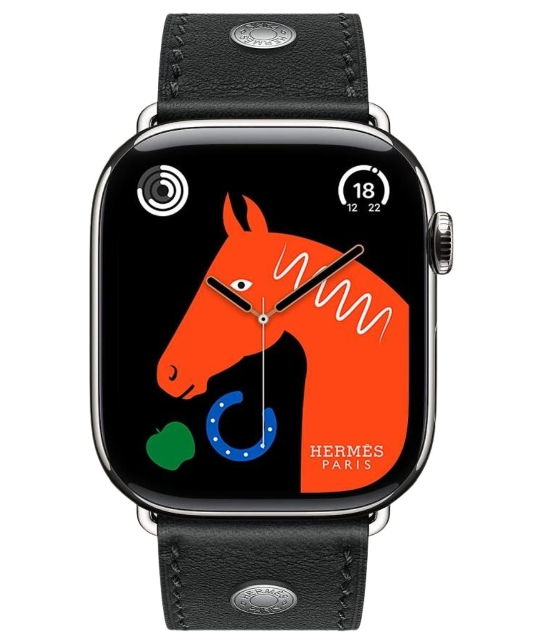 HERMES Серые титановые часы, фото 1