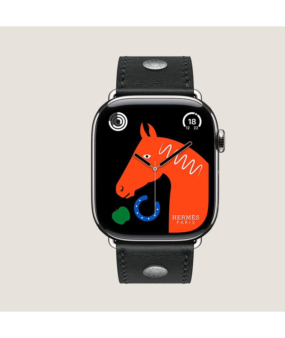 HERMES Серые титановые часы, фото 6