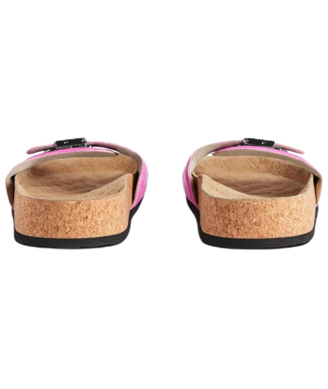 BALENCIAGA Розовые шлепанцы, фото 6