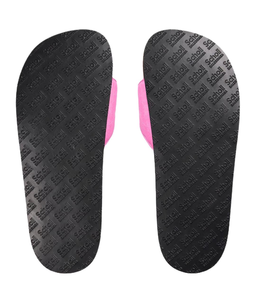 BALENCIAGA Розовые шлепанцы, фото 7