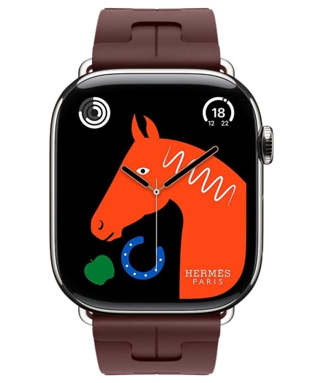 HERMES Серые титановые часы, фото 1