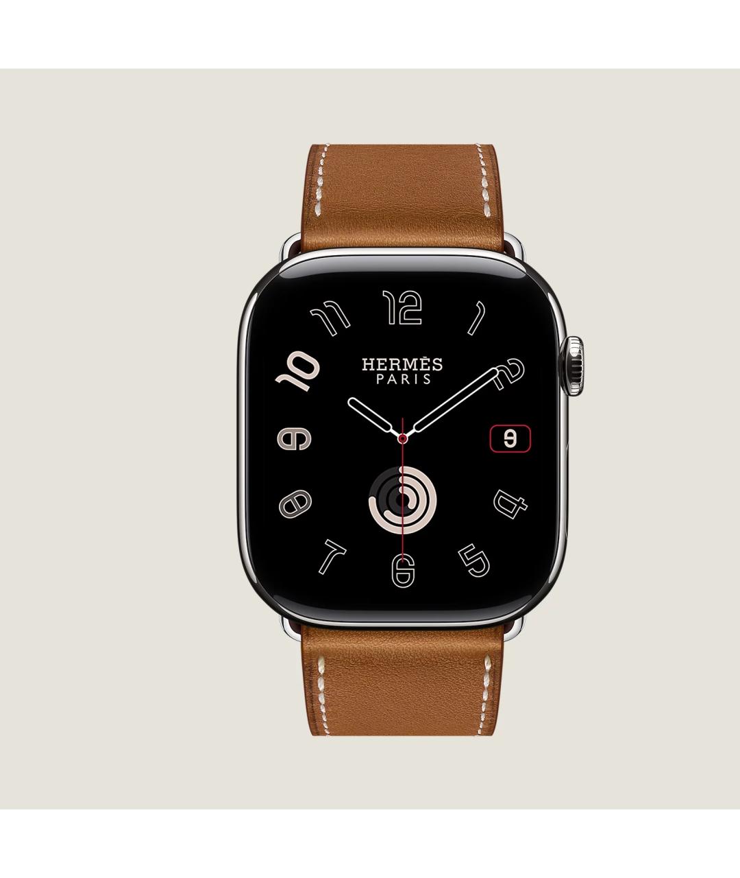 HERMES Серые титановые часы, фото 2