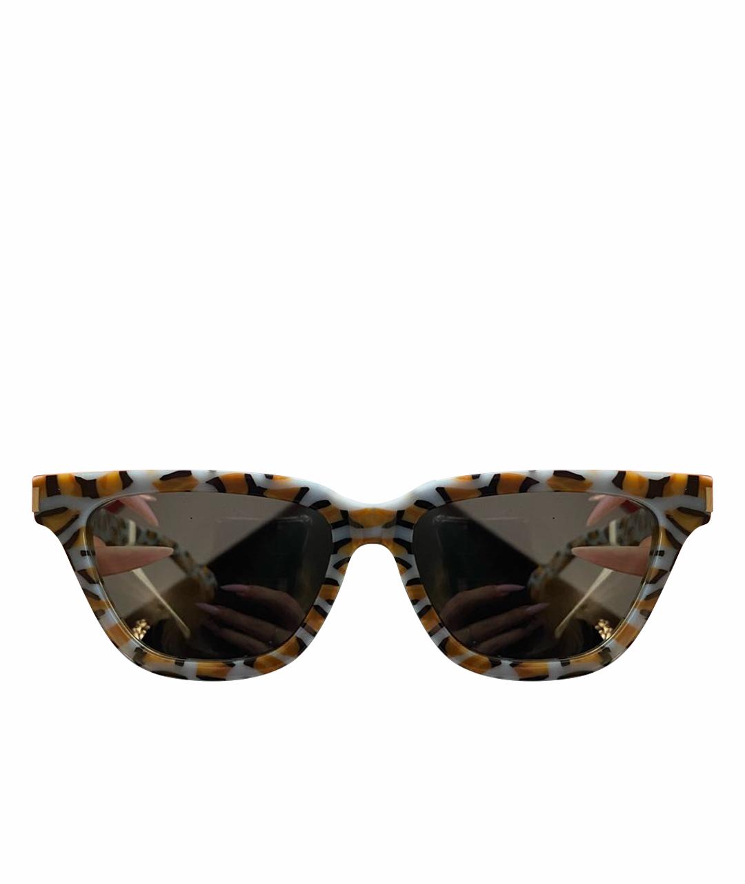 SAINT LAURENT Мульти пластиковые солнцезащитные очки, фото 1