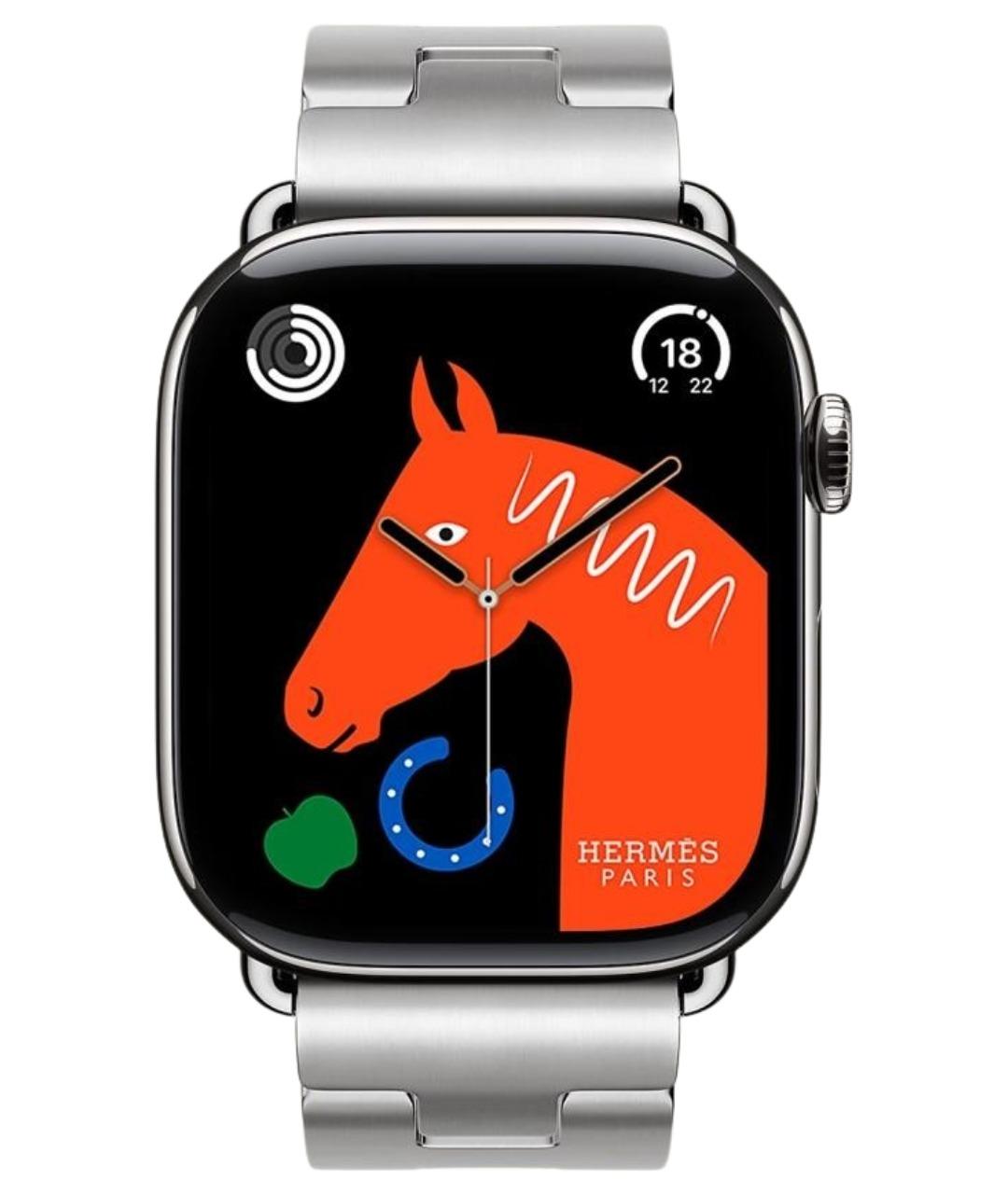 HERMES Серые титановые часы, фото 1