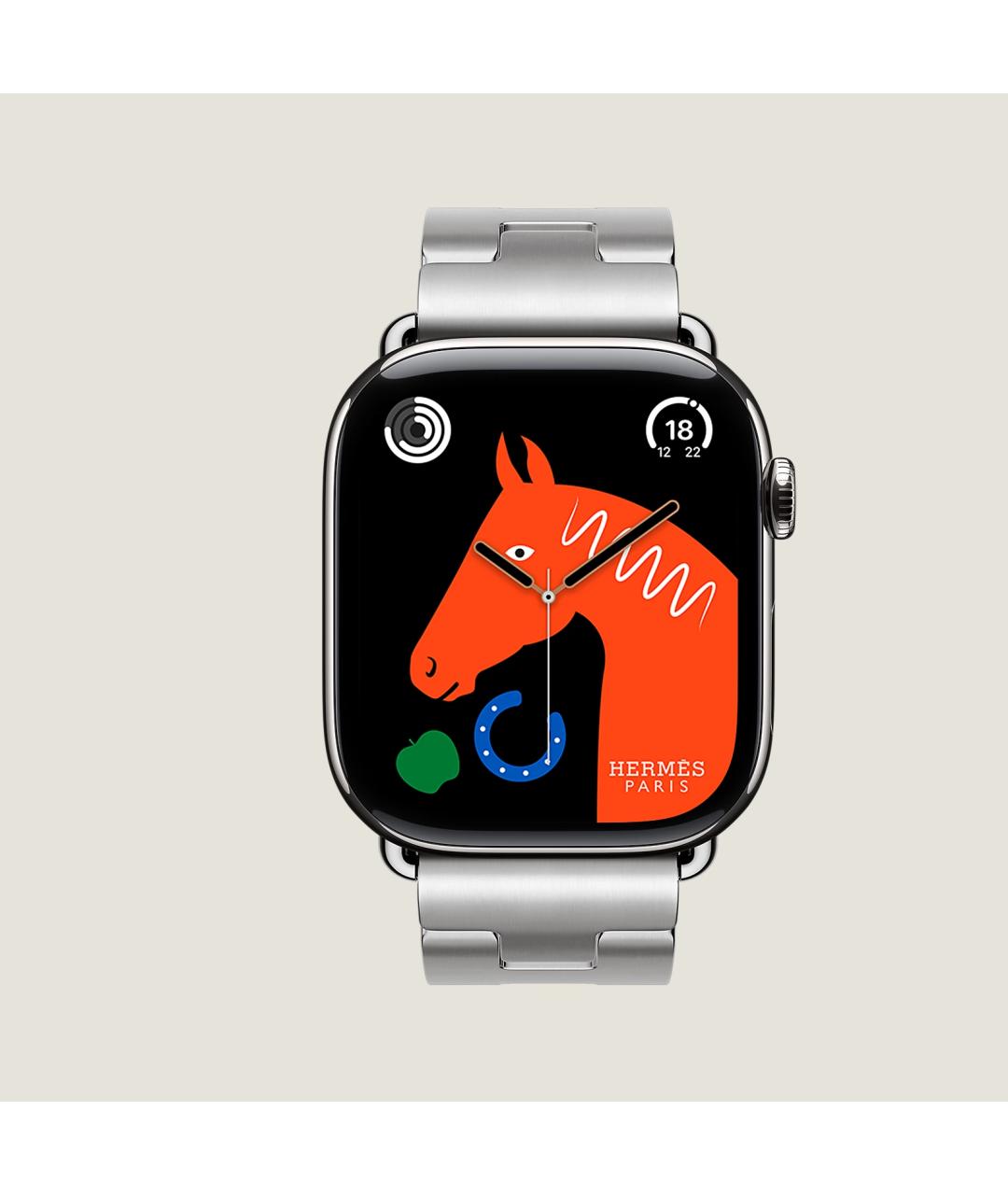 HERMES Серые титановые часы, фото 6