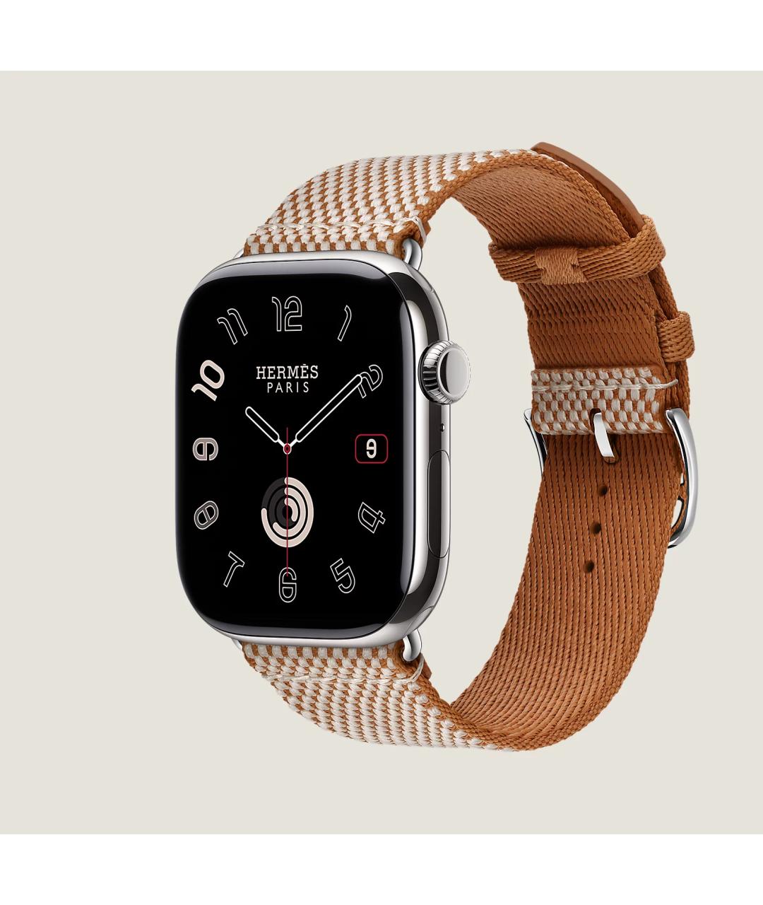 HERMES Серые титановые часы, фото 3