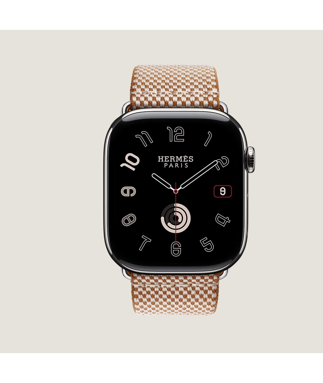 HERMES Серые титановые часы, фото 2