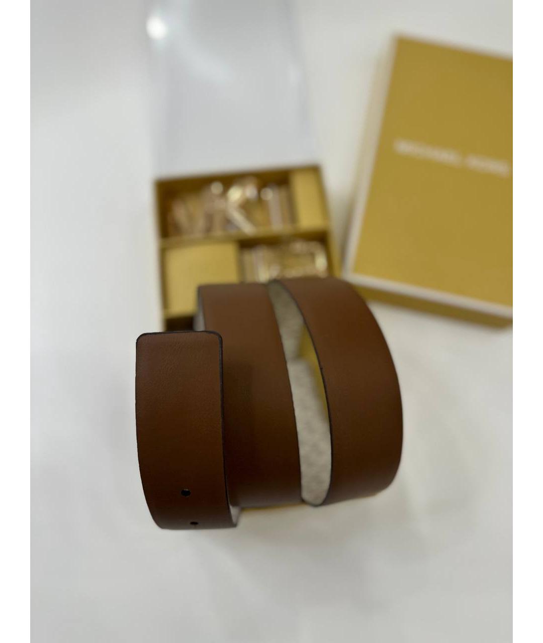 MICHAEL KORS Бежевый ремень, фото 6