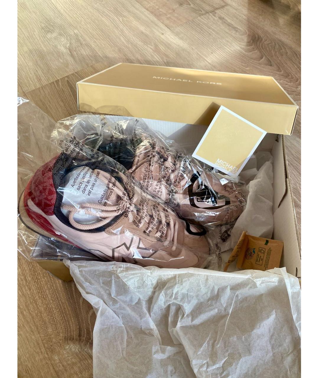MICHAEL KORS Розовые кроссовки, фото 5