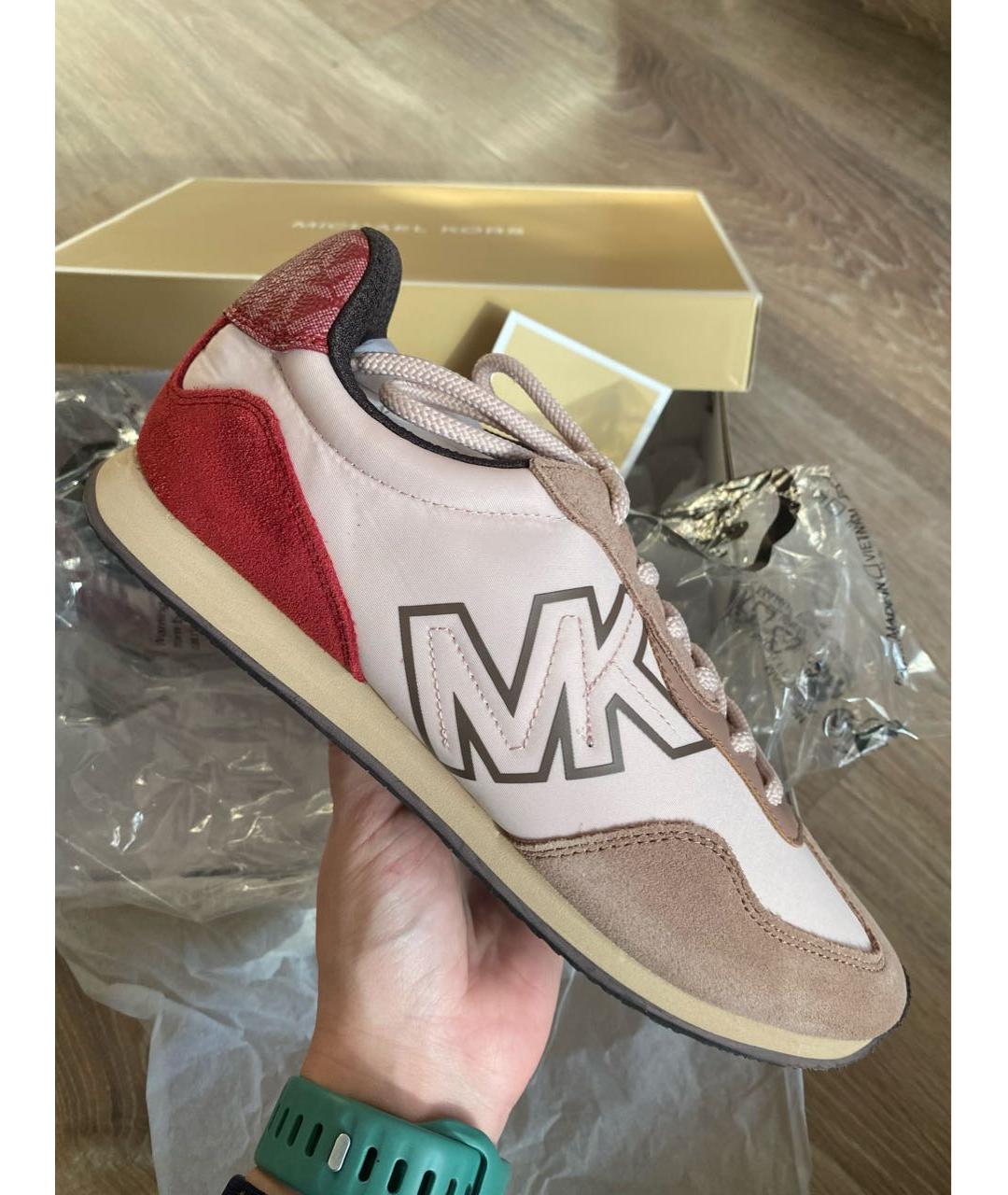 MICHAEL KORS Розовые кроссовки, фото 9