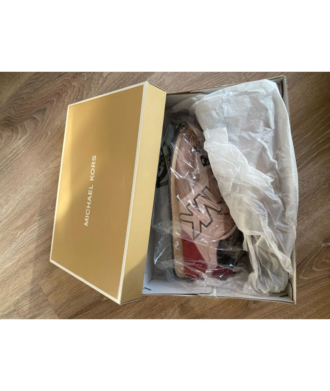 MICHAEL KORS Розовые кроссовки, фото 6