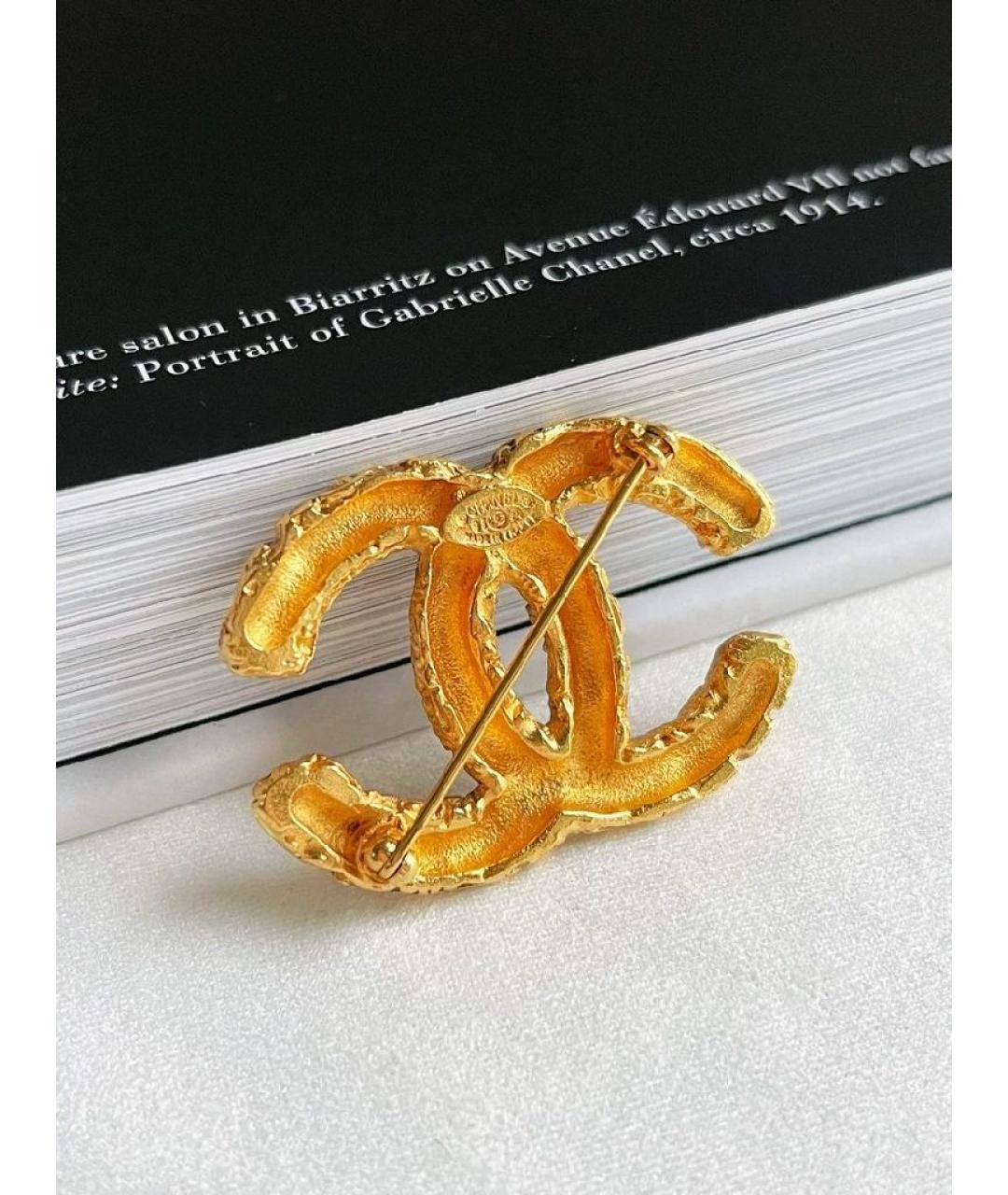 CHANEL Золотая булавка / брошь, фото 4