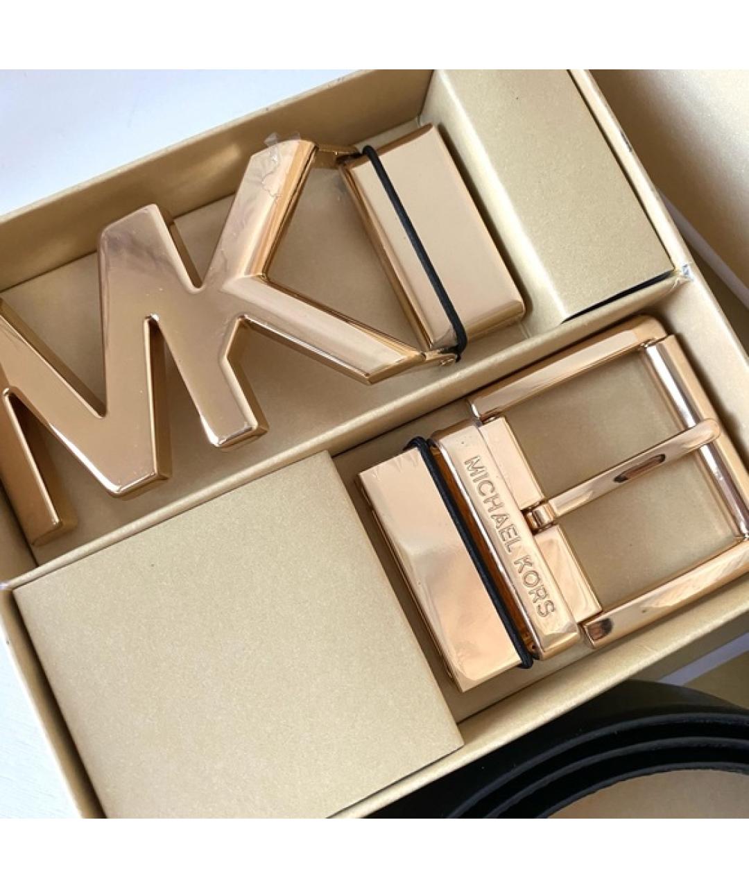 MICHAEL KORS Черный ремень, фото 5