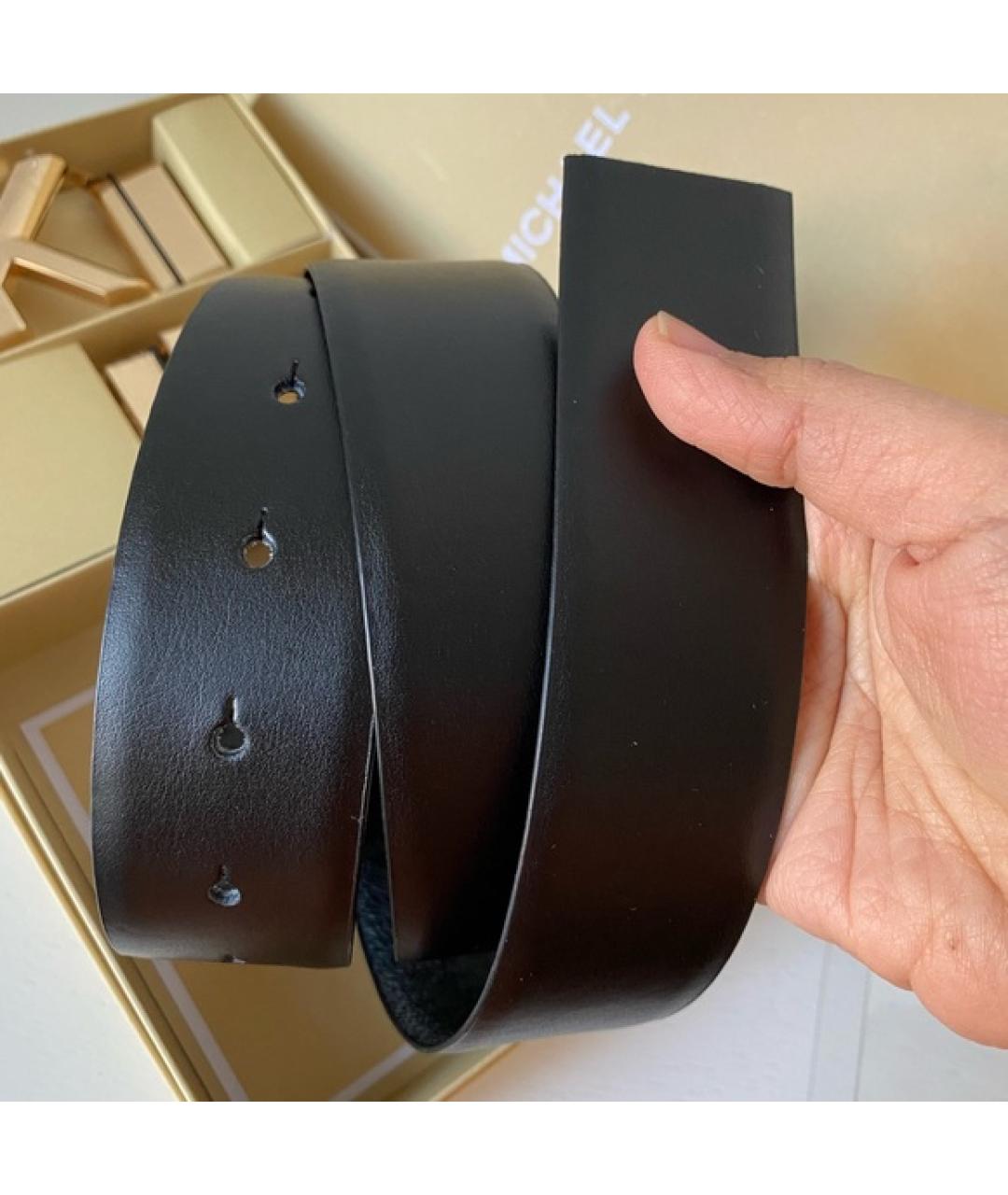 MICHAEL KORS Черный ремень, фото 4