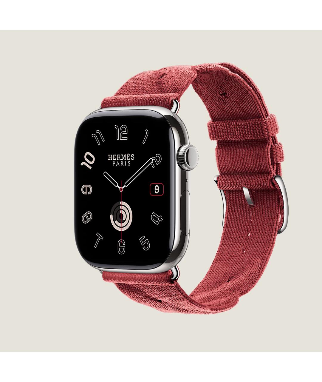 HERMES Серые титановые часы, фото 3