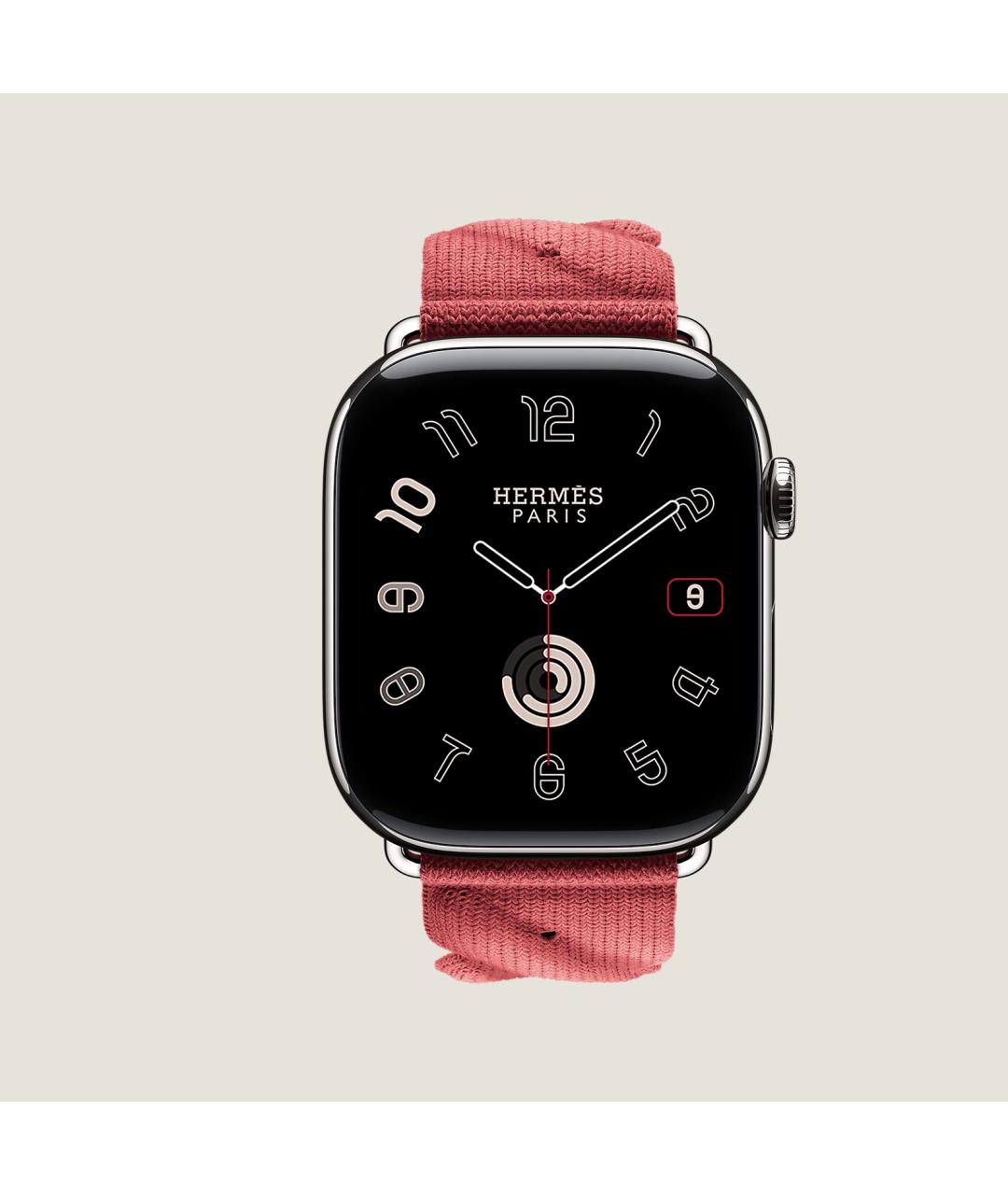 HERMES Серые титановые часы, фото 2