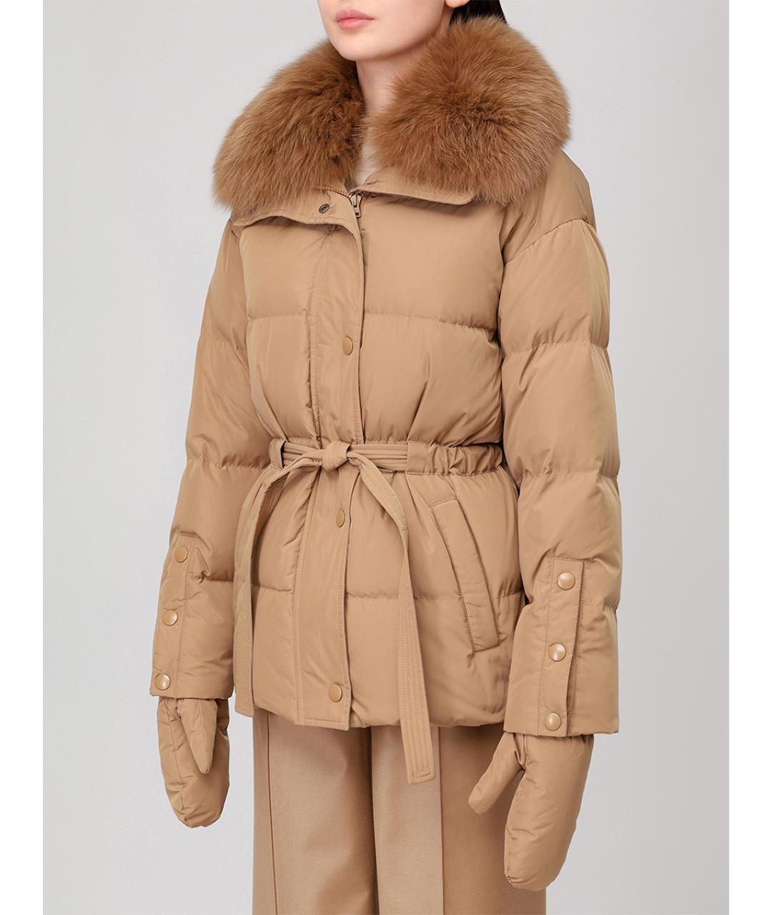 YVES SALOMON Бежевый пуховик, фото 4