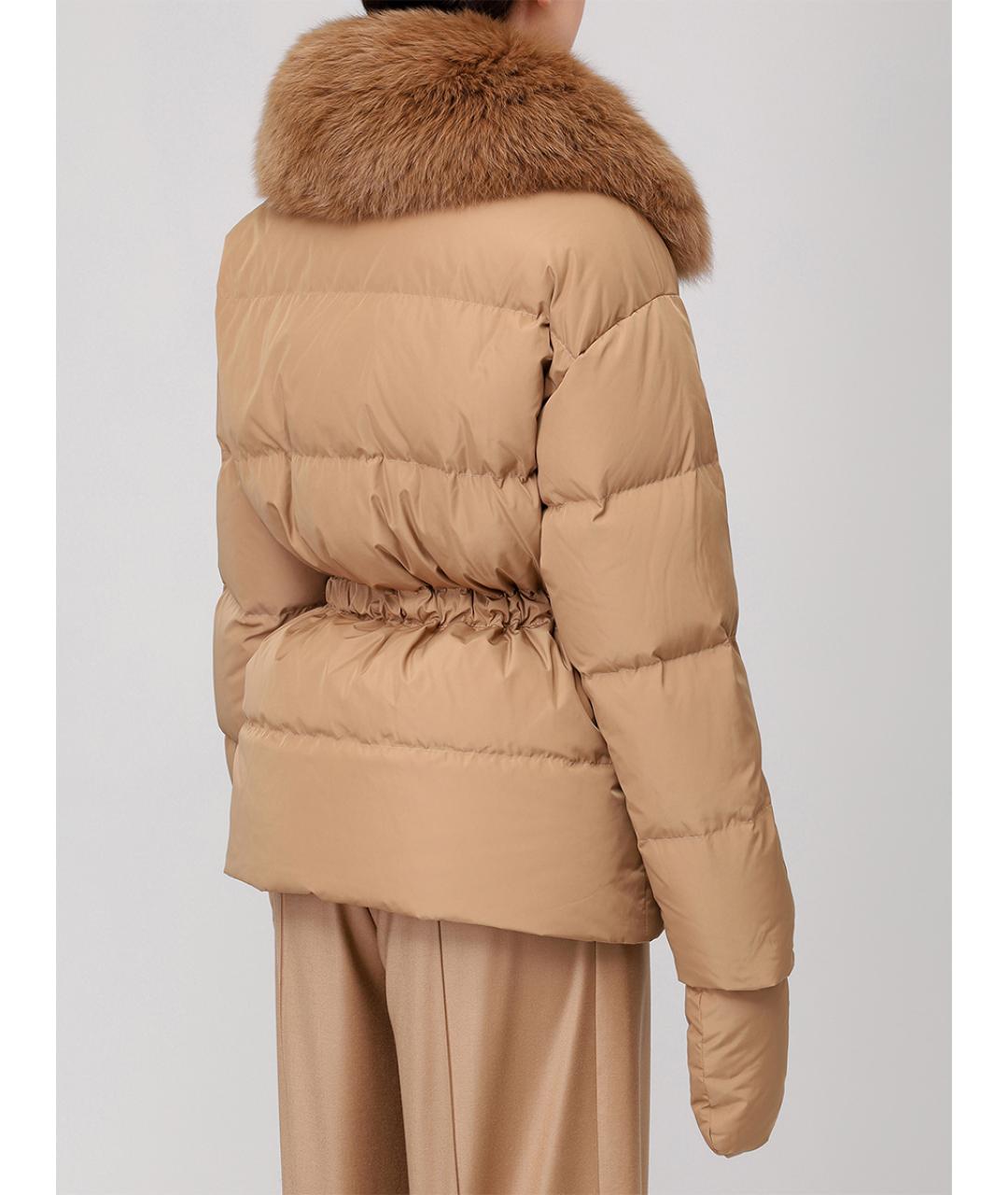 YVES SALOMON Бежевый пуховик, фото 3