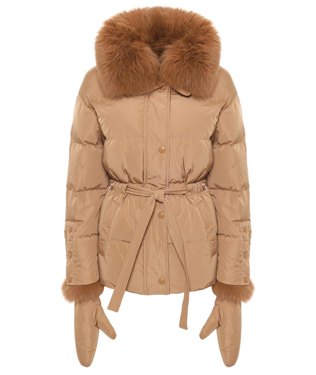 YVES SALOMON Бежевый пуховик, фото 1