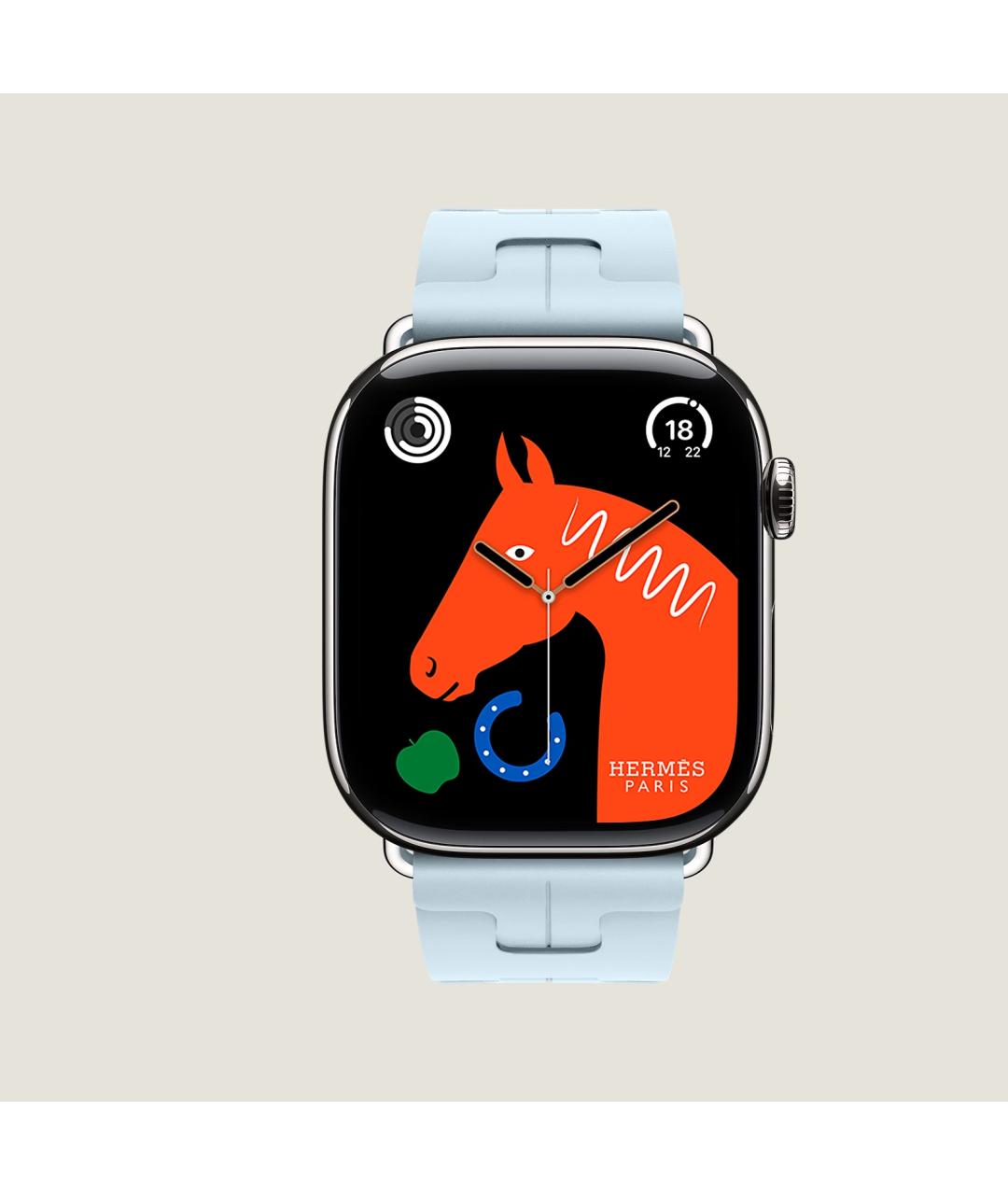 HERMES Серые титановые часы, фото 6