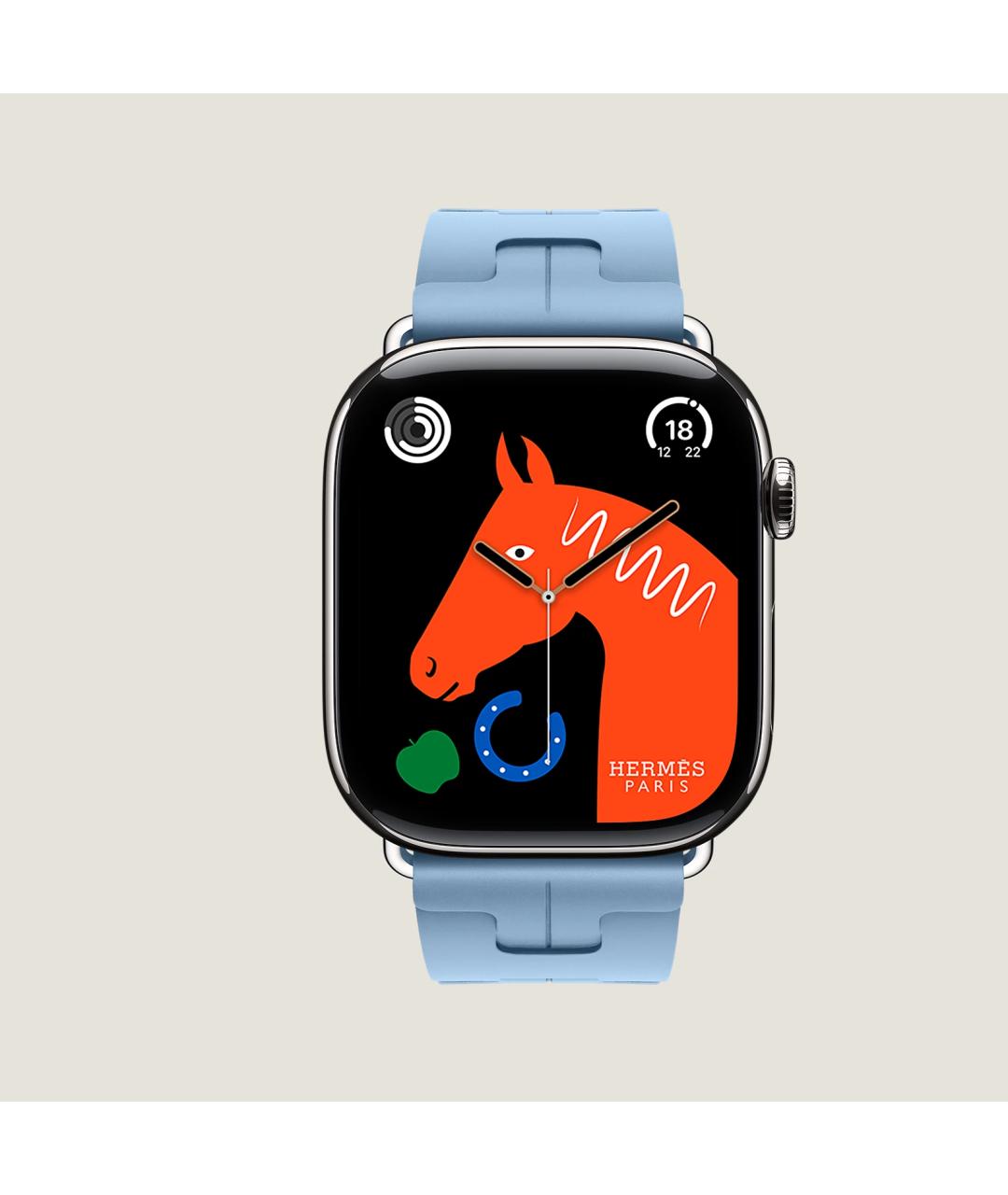 HERMES Серые титановые часы, фото 7