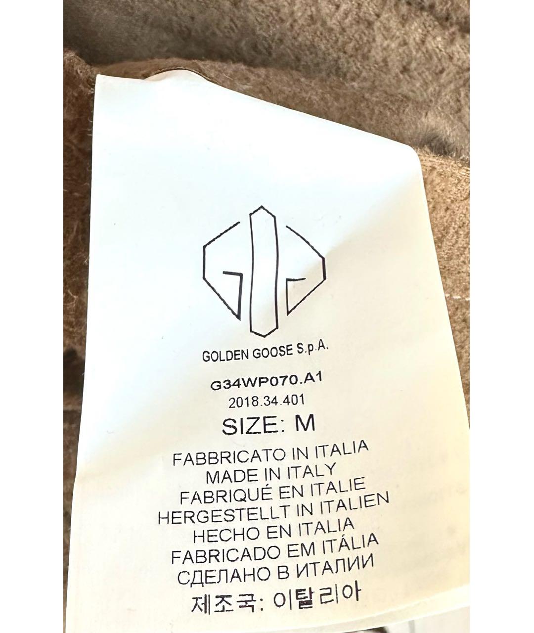 GOLDEN GOOSE DELUXE BRAND Коричневое пальто, фото 8