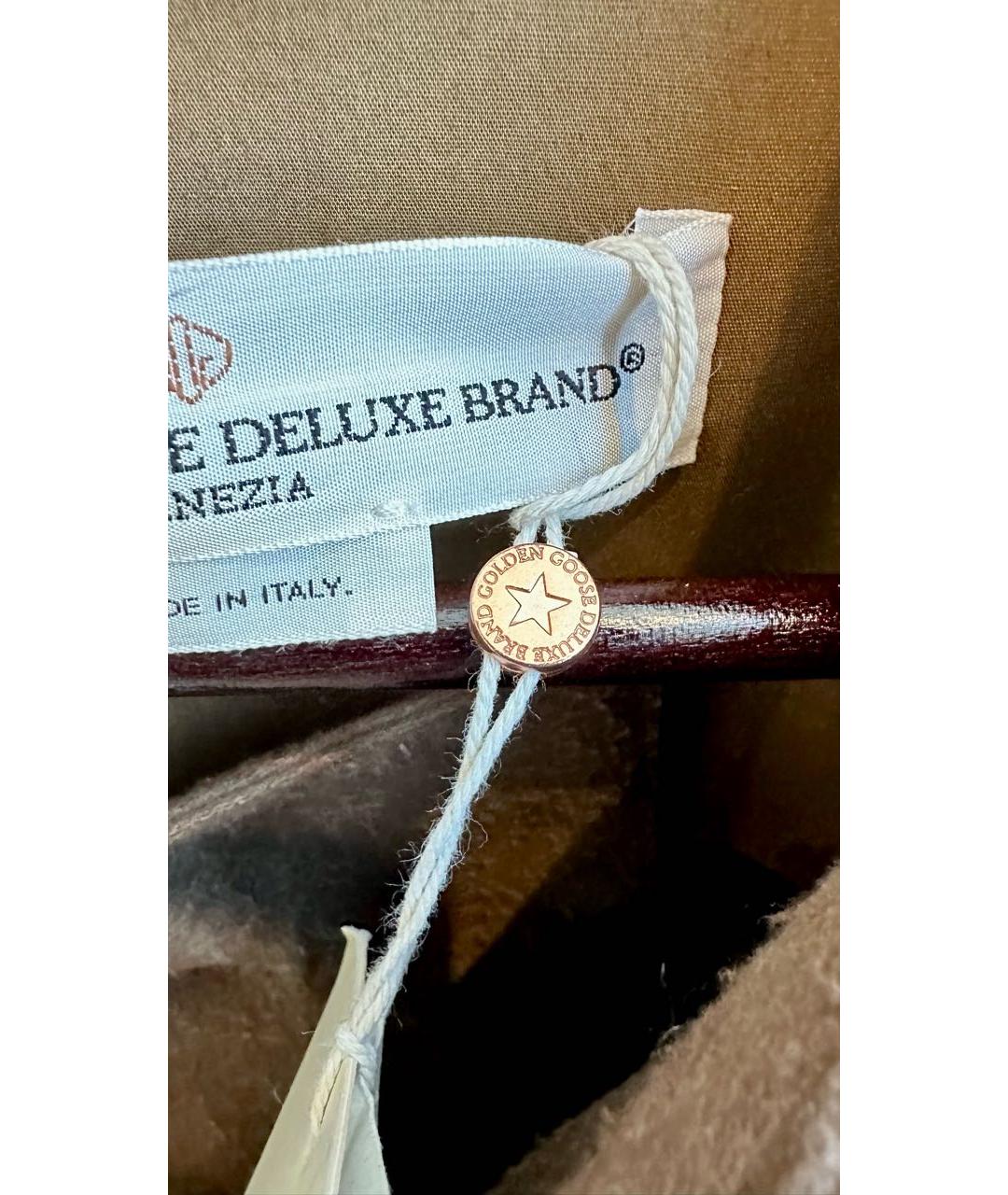 GOLDEN GOOSE DELUXE BRAND Коричневое пальто, фото 5