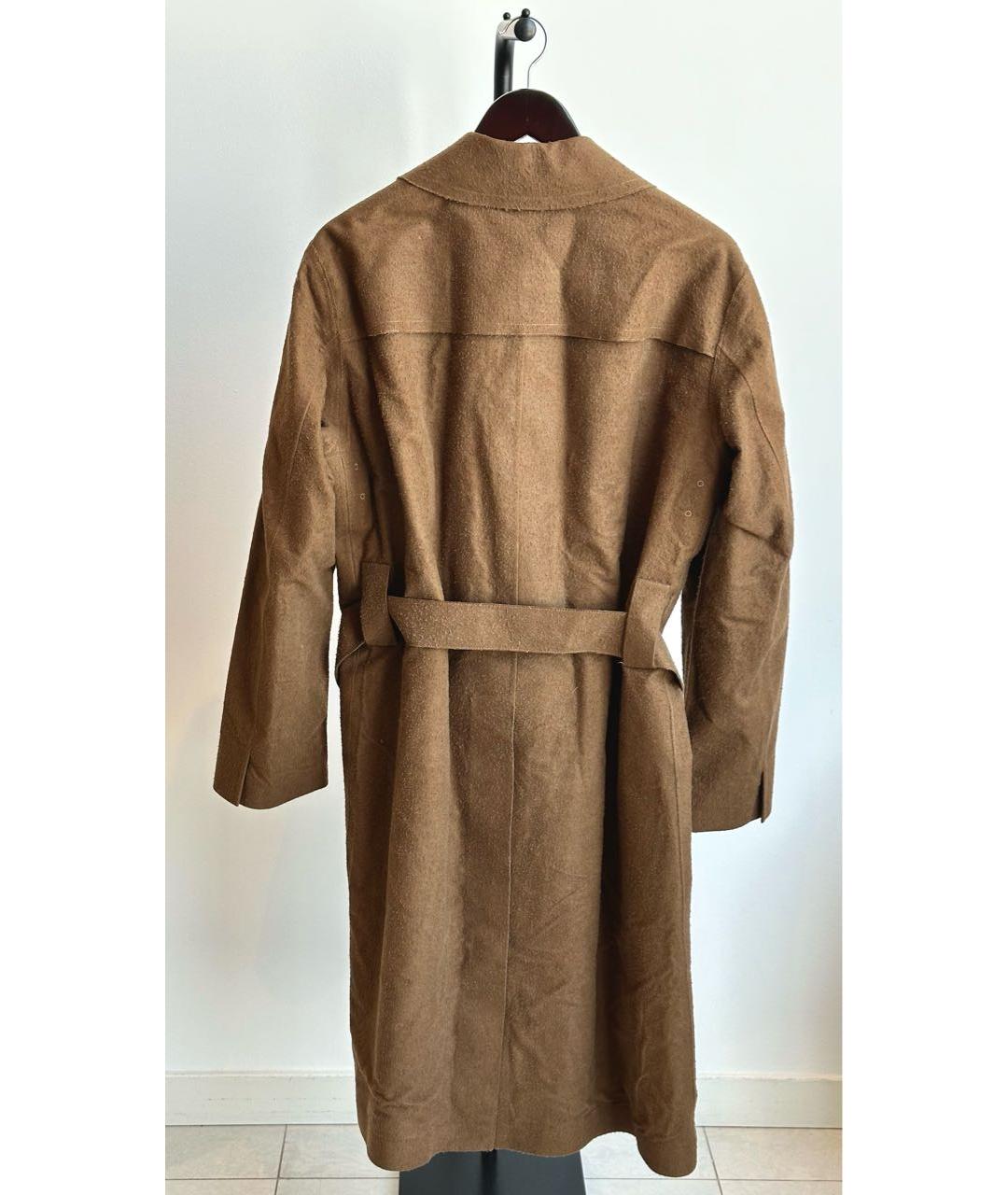 GOLDEN GOOSE DELUXE BRAND Коричневое пальто, фото 2