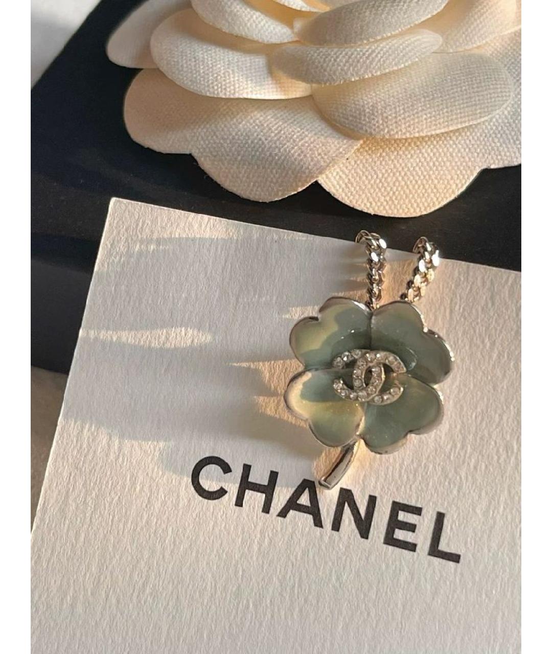 CHANEL Серебряное колье, фото 3