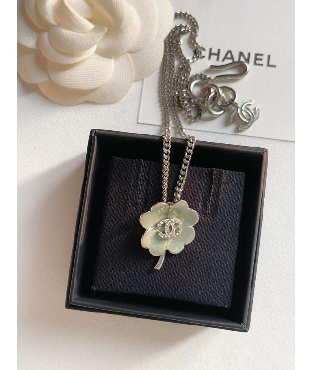 CHANEL Серебряное колье, фото 4