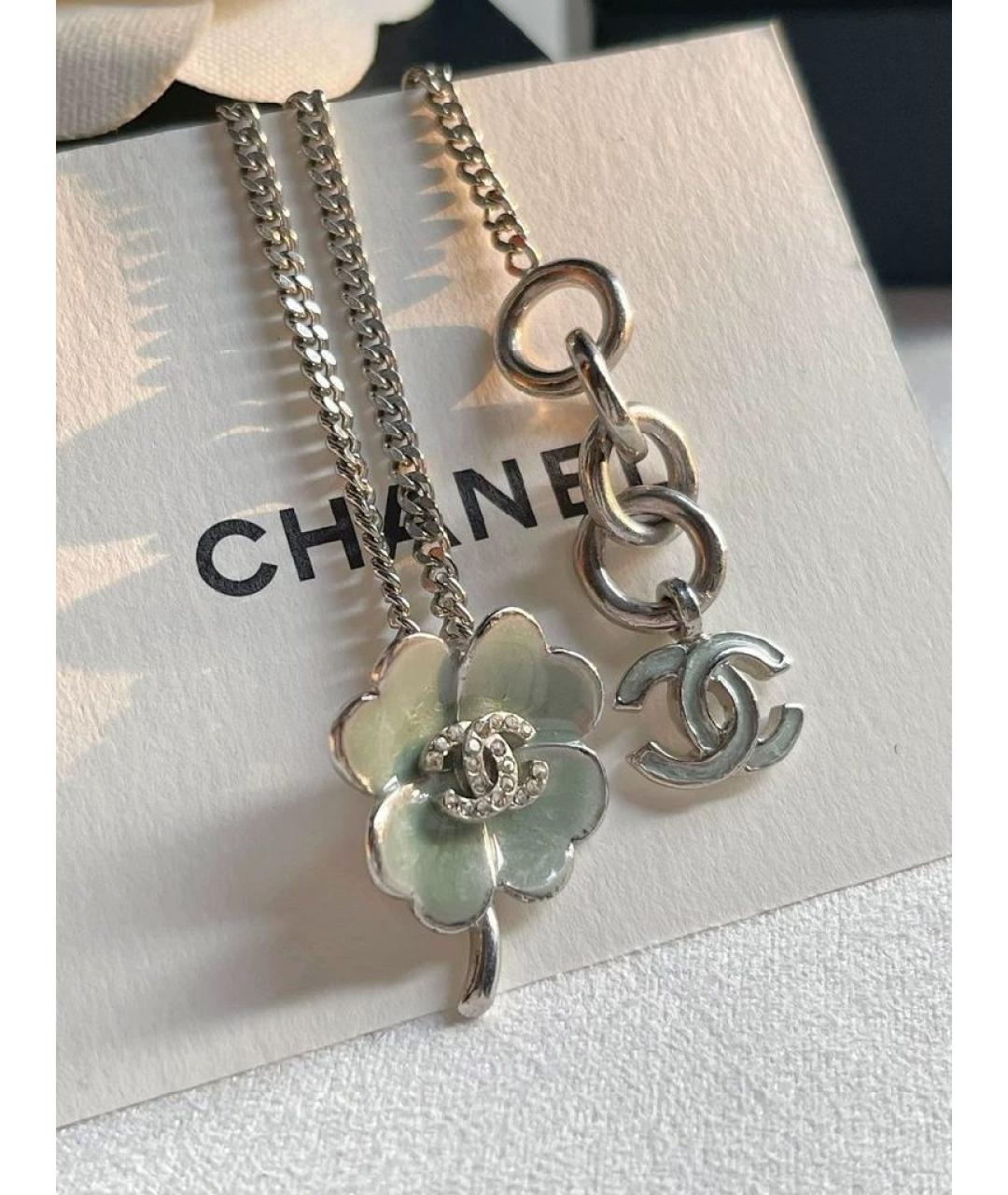 CHANEL Серебряное колье, фото 2