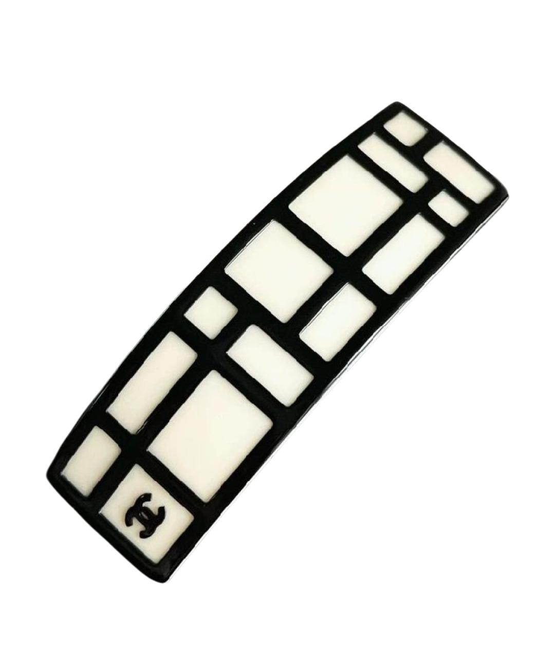 CHANEL Белая заколка, фото 1